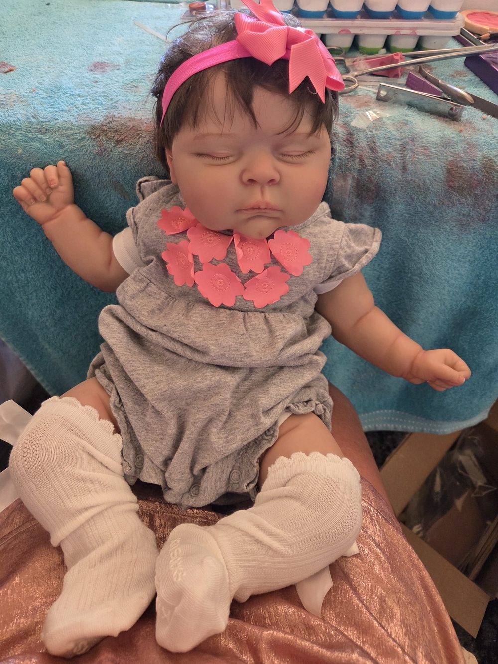 Reborn Baby Girl Doll Peaches